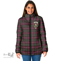 Scottish Stewart of Bute Hunting Clan Crest Tartan Padded Jacket with Family Crest - Tartan Plaid Jacket ScotsTee Shop - Tartan Plaid - scotstee.com