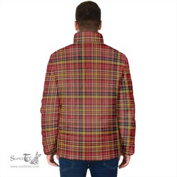 Scottish Ogilvie (Ogilvy) of Strathallan Clan Crest Tartan Padded Jacket with Family Crest - Tartan Plaid Jacket ScotsTee Shop - Tartan Plaid - scotstee.com