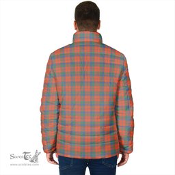 Scottish Robertson Ancient Clan Crest Tartan Padded Jacket with Family Crest - Tartan Plaid Jacket ScotsTee Shop - Tartan Plaid - scotstee.com