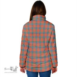 Scottish Robertson Ancient Clan Crest Tartan Padded Jacket with Family Crest - Tartan Plaid Jacket ScotsTee Shop - Tartan Plaid - scotstee.com