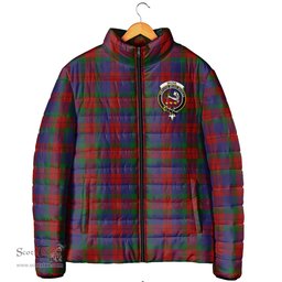 Scottish Skene of Cromar Clan Crest Tartan Padded Jacket with Family Crest - Tartan Plaid Jacket ScotsTee Shop - Tartan Plaid - scotstee.com