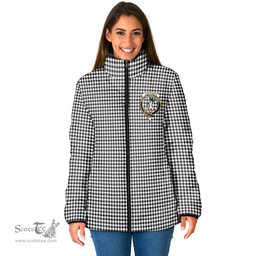 Scottish Shepherd Clan Crest Tartan Padded Jacket with Family Crest - Tartan Plaid Jacket ScotsTee Shop - Tartan Plaid - scotstee.com