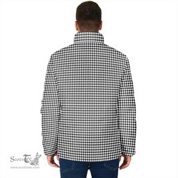 Scottish Shepherd Clan Crest Tartan Padded Jacket with Family Crest - Tartan Plaid Jacket ScotsTee Shop - Tartan Plaid - scotstee.com