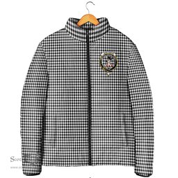Scottish Shepherd Clan Crest Tartan Padded Jacket with Family Crest - Tartan Plaid Jacket ScotsTee Shop - Tartan Plaid - scotstee.com