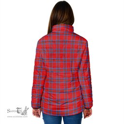 Scottish Rait Clan Crest Tartan Padded Jacket with Family Crest - Tartan Plaid Jacket ScotsTee Shop - Tartan Plaid - scotstee.com