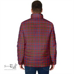 Scottish Murray of Tullibardine Clan Crest Tartan Padded Jacket with Family Crest - Tartan Plaid Jacket ScotsTee Shop - Tartan Plaid - scotstee.com