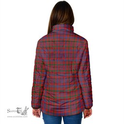 Scottish Murray of Tullibardine Clan Crest Tartan Padded Jacket with Family Crest - Tartan Plaid Jacket ScotsTee Shop - Tartan Plaid - scotstee.com