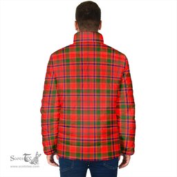 Scottish Munro Modern Clan Crest Tartan Padded Jacket with Family Crest - Tartan Plaid Jacket ScotsTee Shop - Tartan Plaid - scotstee.com