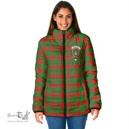 Scottish Middleton Modern Clan Crest Tartan Padded Jacket with Family Crest - Tartan Plaid Jacket ScotsTee Shop - Tartan Plaid - scotstee.com