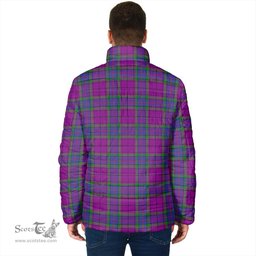 Scottish Wardlaw Modern Clan Crest Tartan Padded Jacket with Family Crest - Tartan Plaid Jacket ScotsTee Shop - Tartan Plaid - scotstee.com