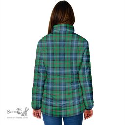 Scottish Urquhart Ancient Clan Crest Tartan Padded Jacket with Family Crest - Tartan Plaid Jacket ScotsTee Shop - Tartan Plaid - scotstee.com