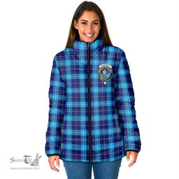 Scottish McKerrell Clan Crest Tartan Padded Jacket with Family Crest - Tartan Plaid Jacket ScotsTee Shop - Tartan Plaid - scotstee.com