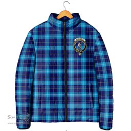 Scottish McKerrell Clan Crest Tartan Padded Jacket with Family Crest - Tartan Plaid Jacket ScotsTee Shop - Tartan Plaid - scotstee.com