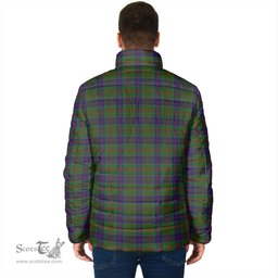 Scottish Stewart of Appin Hunting Clan Crest Tartan Padded Jacket with Family Crest - Tartan Plaid Jacket ScotsTee Shop - Tartan Plaid - scotstee.com