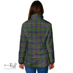 Scottish Stewart of Appin Hunting Clan Crest Tartan Padded Jacket with Family Crest - Tartan Plaid Jacket ScotsTee Shop - Tartan Plaid - scotstee.com