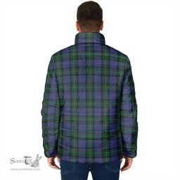 Scottish MacPhail Hunting Clan Crest Tartan Padded Jacket with Family Crest - Tartan Plaid Jacket ScotsTee Shop - Tartan Plaid - scotstee.com