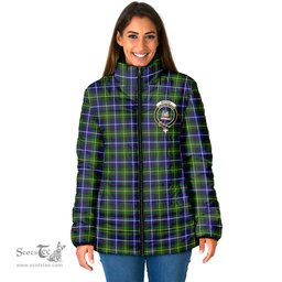 Scottish MacNeil of Barra Modern Clan Crest Tartan Padded Jacket with Family Crest - Tartan Plaid Jacket ScotsTee Shop - Tartan Plaid - scotstee.com