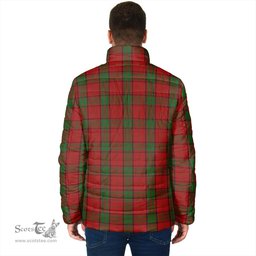 Scottish Maxwell Clan Crest Tartan Padded Jacket with Family Crest - Tartan Plaid Jacket ScotsTee Shop - Tartan Plaid - scotstee.com