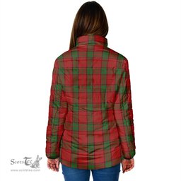Scottish Maxwell Clan Crest Tartan Padded Jacket with Family Crest - Tartan Plaid Jacket ScotsTee Shop - Tartan Plaid - scotstee.com