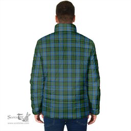 Scottish MacLeod Green Clan Crest Tartan Padded Jacket with Family Crest - Tartan Plaid Jacket ScotsTee Shop - Tartan Plaid - scotstee.com