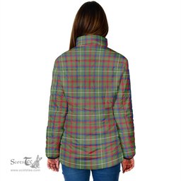 Scottish Shaw Green Modern Clan Crest Tartan Padded Jacket with Family Crest - Tartan Plaid Jacket ScotsTee Shop - Tartan Plaid - scotstee.com