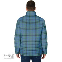 Scottish Matheson Hunting Ancient Clan Crest Tartan Padded Jacket with Family Crest - Tartan Plaid Jacket ScotsTee Shop - Tartan Plaid - scotstee.com