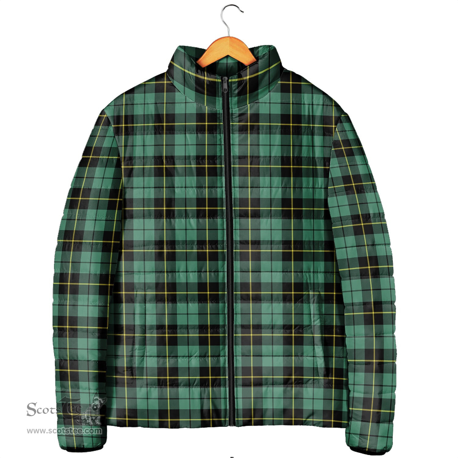 Scottish Wallace Hunting Ancient Clan Tartan Padded Jacket - Tartan Plaid Jacket Scotstee Shop - Tartan Plaid - scotstee.com