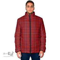Scottish Rose of Kilravock Clan Tartan Padded Jacket - Tartan Plaid Jacket Scotstee Shop - Tartan Plaid - scotstee.com