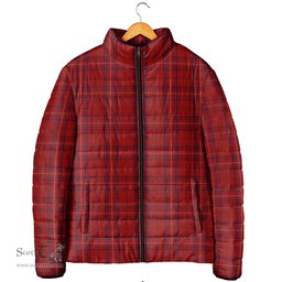 Scottish Rose of Kilravock Clan Tartan Padded Jacket - Tartan Plaid Jacket Scotstee Shop - Tartan Plaid - scotstee.com