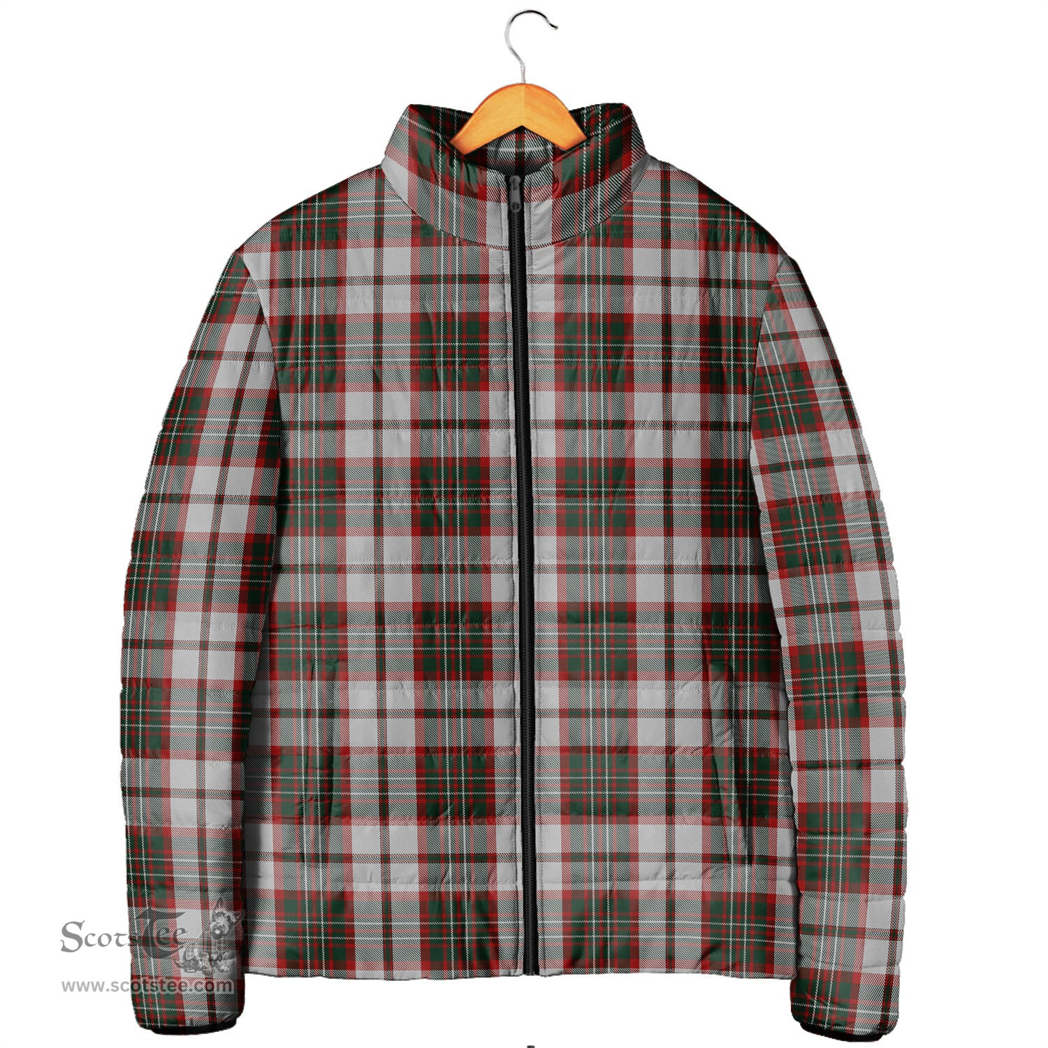 Scottish Scott Dress Clan Tartan Padded Jacket - Tartan Plaid Jacket Scotstee Shop - Tartan Plaid - scotstee.com
