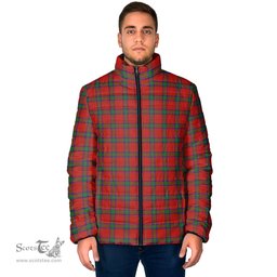 Scottish Wood Dress Clan Tartan Padded Jacket - Tartan Plaid Jacket Scotstee Shop - Tartan Plaid - scotstee.com