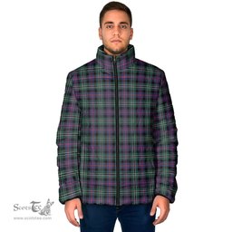 Scottish Rose Hunting Modern Clan Tartan Padded Jacket - Tartan Plaid Jacket Scotstee Shop - Tartan Plaid - scotstee.com