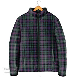 Scottish Rose Hunting Modern Clan Tartan Padded Jacket - Tartan Plaid Jacket Scotstee Shop - Tartan Plaid - scotstee.com