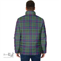 Scottish Wood Modern Clan Tartan Padded Jacket - Tartan Plaid Jacket Scotstee Shop - Tartan Plaid - scotstee.com