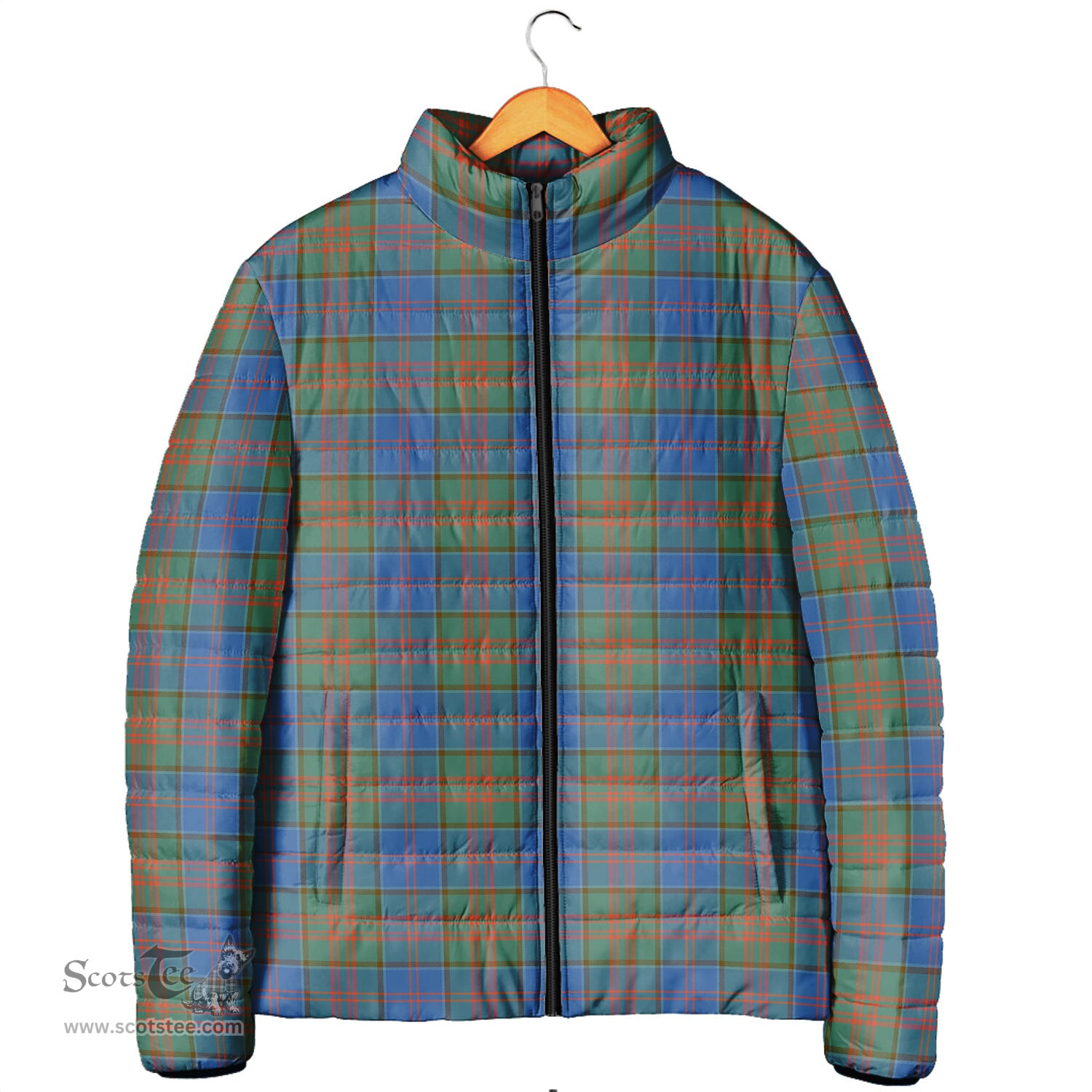 Scottish Stewart of Appin Hunting Ancient Clan Tartan Padded Jacket - Tartan Plaid Jacket Scotstee Shop - Tartan Plaid - scotstee.com