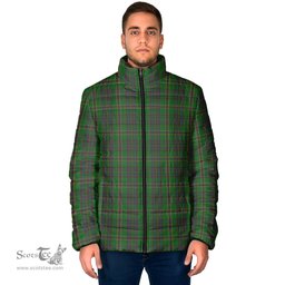 Scottish Westmeath County Ireland Clan Tartan Padded Jacket - Tartan Plaid Jacket Scotstee Shop - Tartan Plaid - scotstee.com