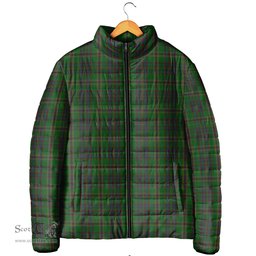 Scottish Westmeath County Ireland Clan Tartan Padded Jacket - Tartan Plaid Jacket Scotstee Shop - Tartan Plaid - scotstee.com