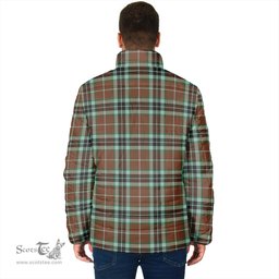 Scottish Thomson Hunting Modern Clan Tartan Padded Jacket - Tartan Plaid Jacket Scotstee Shop - Tartan Plaid - scotstee.com