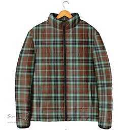 Scottish Thomson Hunting Modern Clan Tartan Padded Jacket - Tartan Plaid Jacket Scotstee Shop - Tartan Plaid - scotstee.com
