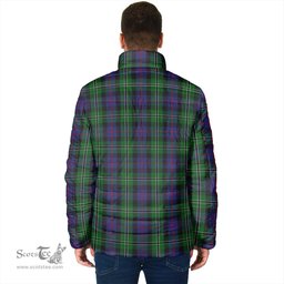 Scottish Rose Hunting Clan Tartan Padded Jacket - Tartan Plaid Jacket Scotstee Shop - Tartan Plaid - scotstee.com