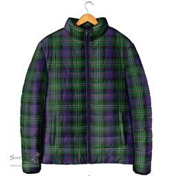 Scottish Rose Hunting Clan Tartan Padded Jacket - Tartan Plaid Jacket Scotstee Shop - Tartan Plaid - scotstee.com