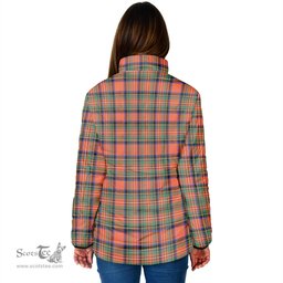 Scottish Stewart Royal Ancient Clan Tartan Padded Jacket - Tartan Plaid Jacket Scotstee Shop - Tartan Plaid - scotstee.com