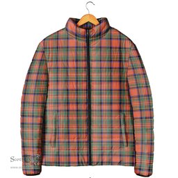 Scottish Stewart Royal Ancient Clan Tartan Padded Jacket - Tartan Plaid Jacket Scotstee Shop - Tartan Plaid - scotstee.com