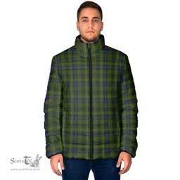Scottish Stewart Hunting Clan Tartan Padded Jacket - Tartan Plaid Jacket Scotstee Shop - Tartan Plaid - scotstee.com