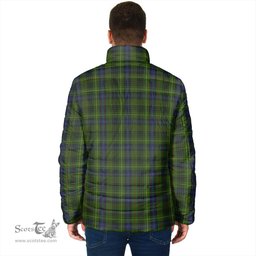 Scottish Stewart Hunting Clan Tartan Padded Jacket - Tartan Plaid Jacket Scotstee Shop - Tartan Plaid - scotstee.com