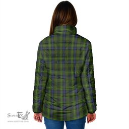 Scottish Stewart Hunting Clan Tartan Padded Jacket - Tartan Plaid Jacket Scotstee Shop - Tartan Plaid - scotstee.com