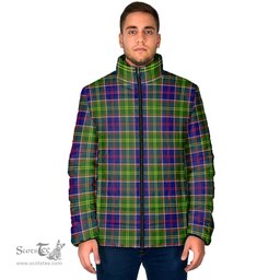 Scottish Whitefoord modern Clan Tartan Padded Jacket - Tartan Plaid Jacket Scotstee Shop - Tartan Plaid - scotstee.com
