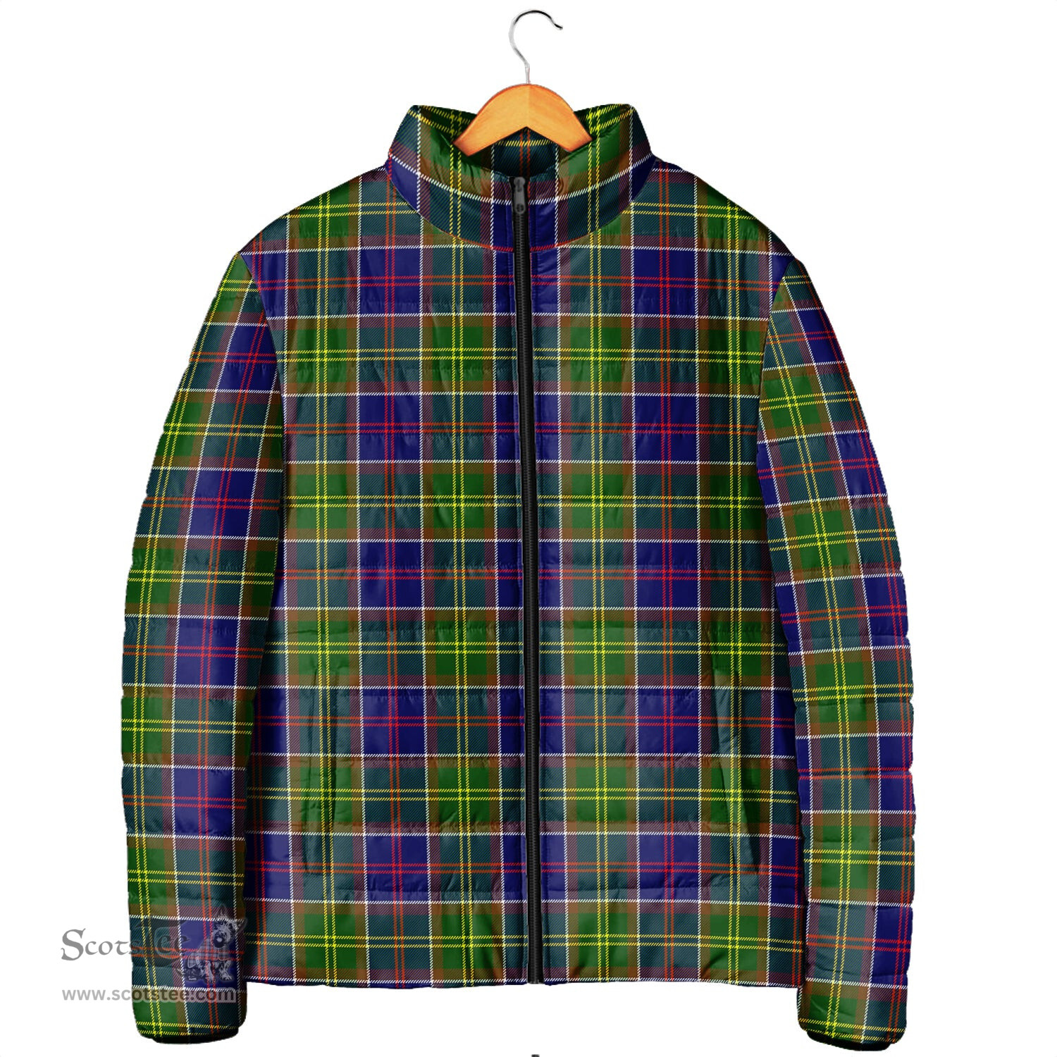 Scottish Whitefoord modern Clan Tartan Padded Jacket - Tartan Plaid Jacket Scotstee Shop - Tartan Plaid - scotstee.com