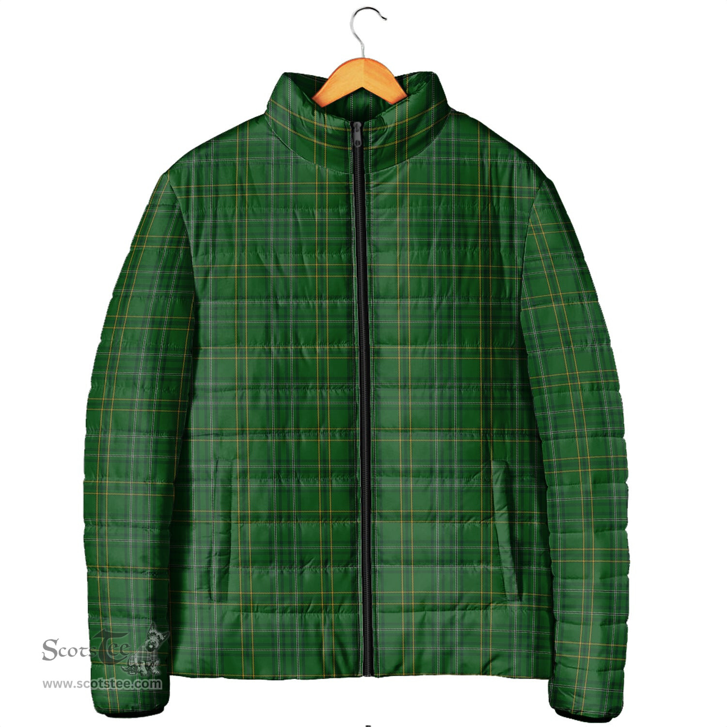 Scottish Wexford County Ireland Clan Tartan Padded Jacket - Tartan Plaid Jacket Scotstee Shop - Tartan Plaid - scotstee.com