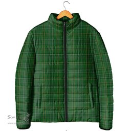Scottish Wexford County Ireland Clan Tartan Padded Jacket - Tartan Plaid Jacket Scotstee Shop - Tartan Plaid - scotstee.com